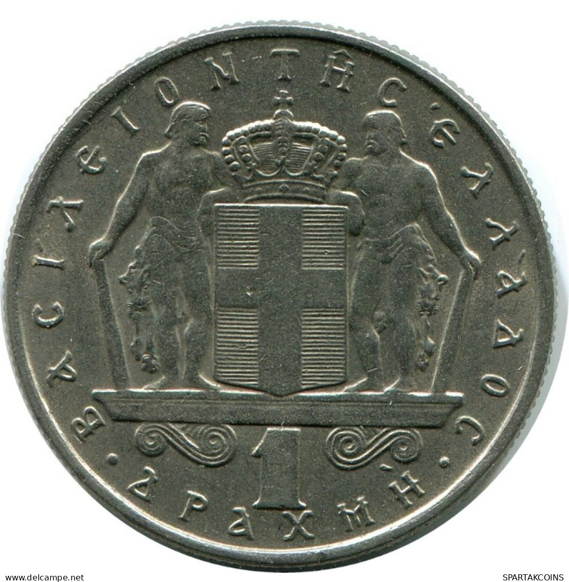 1 DRACHMA 1967 GREECE Coin Constantine II #AH722.U.A - Greece