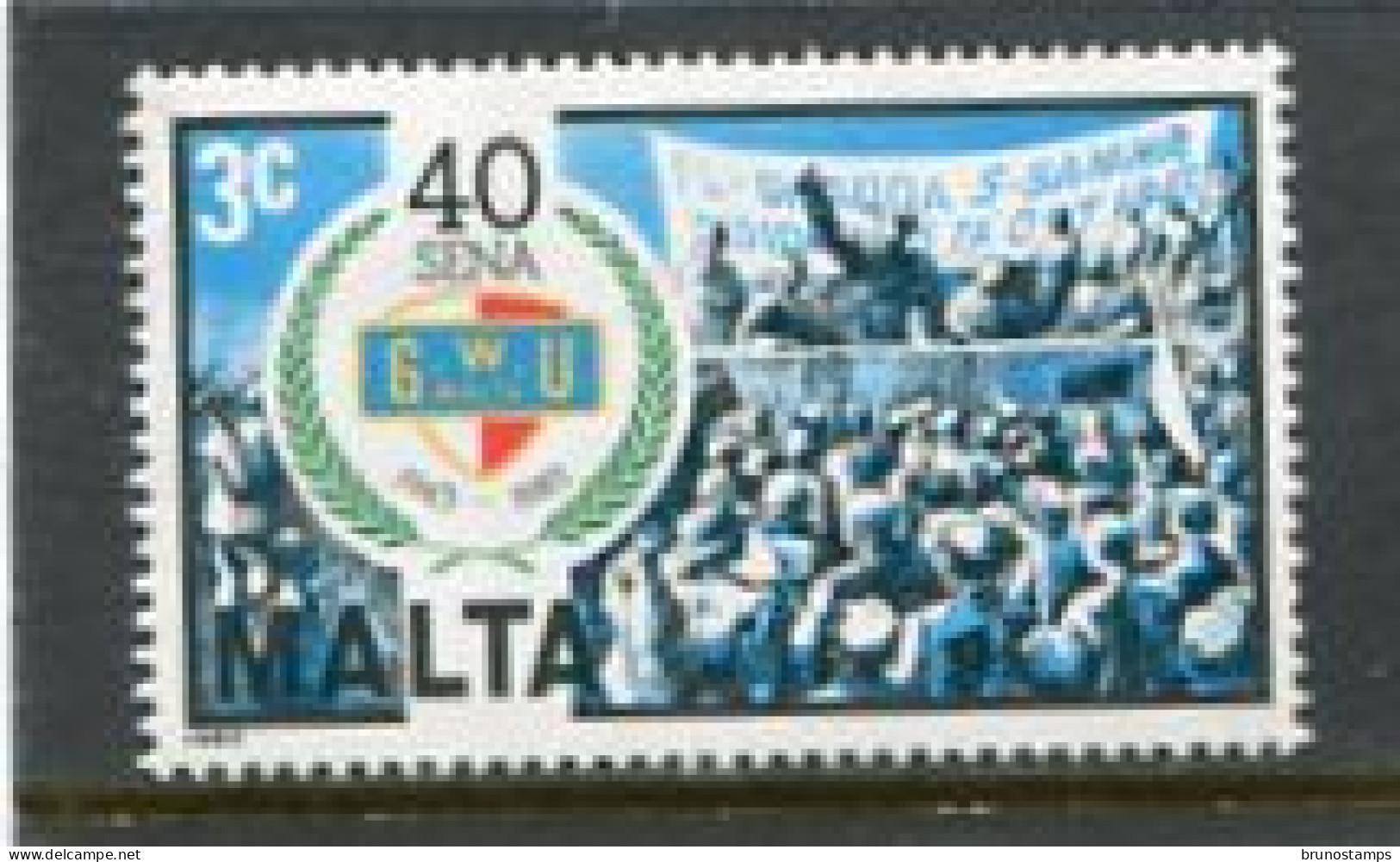 MALTA - 1983  3c  WORKERS' UNION  MINT NH - Malte