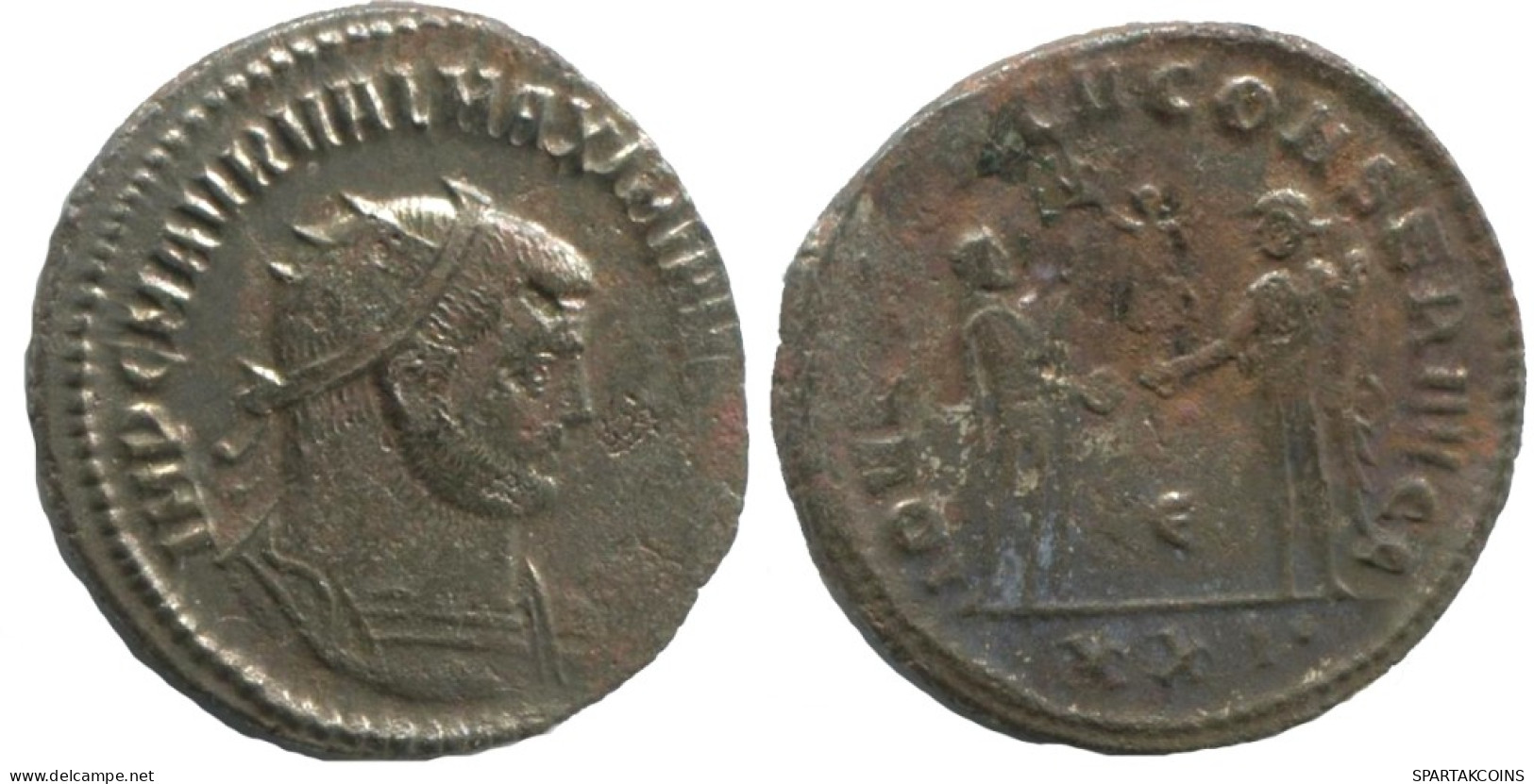 MAXIMIANUS ANTONINIANUS Heraclea (E/XXI ) AD285 IOVETHERCVCONSER. #ANT1919.48.F.A - The Tetrarchy (284 AD To 307 AD)
