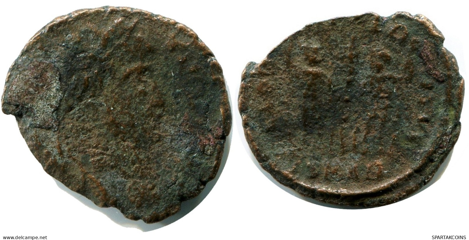 ROMAN Coin MINTED IN ANTIOCH FOUND IN IHNASYAH HOARD EGYPT #ANC11294.14.D.A - The Christian Empire (307 AD Tot 363 AD)