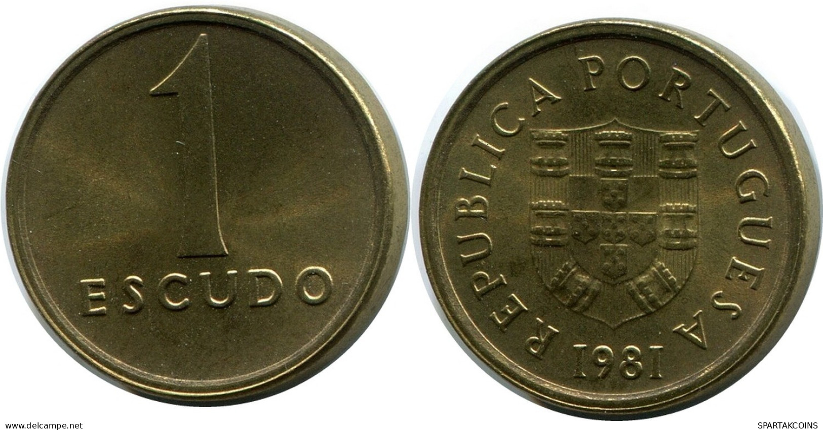 1 ESCUDO 1981 PORTUGAL Moneda #AR110.E.A - Portugal
