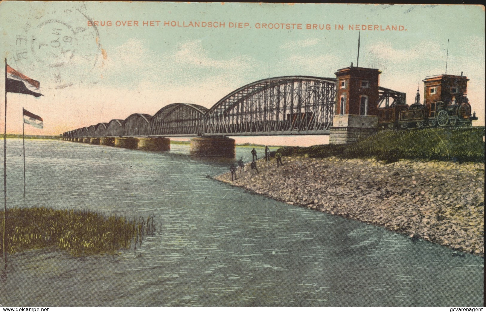 BRUG OVER HET HOLLANDSCH DIEP, GROOTSTE BRUG IN NEDERLAND - Otros & Sin Clasificación