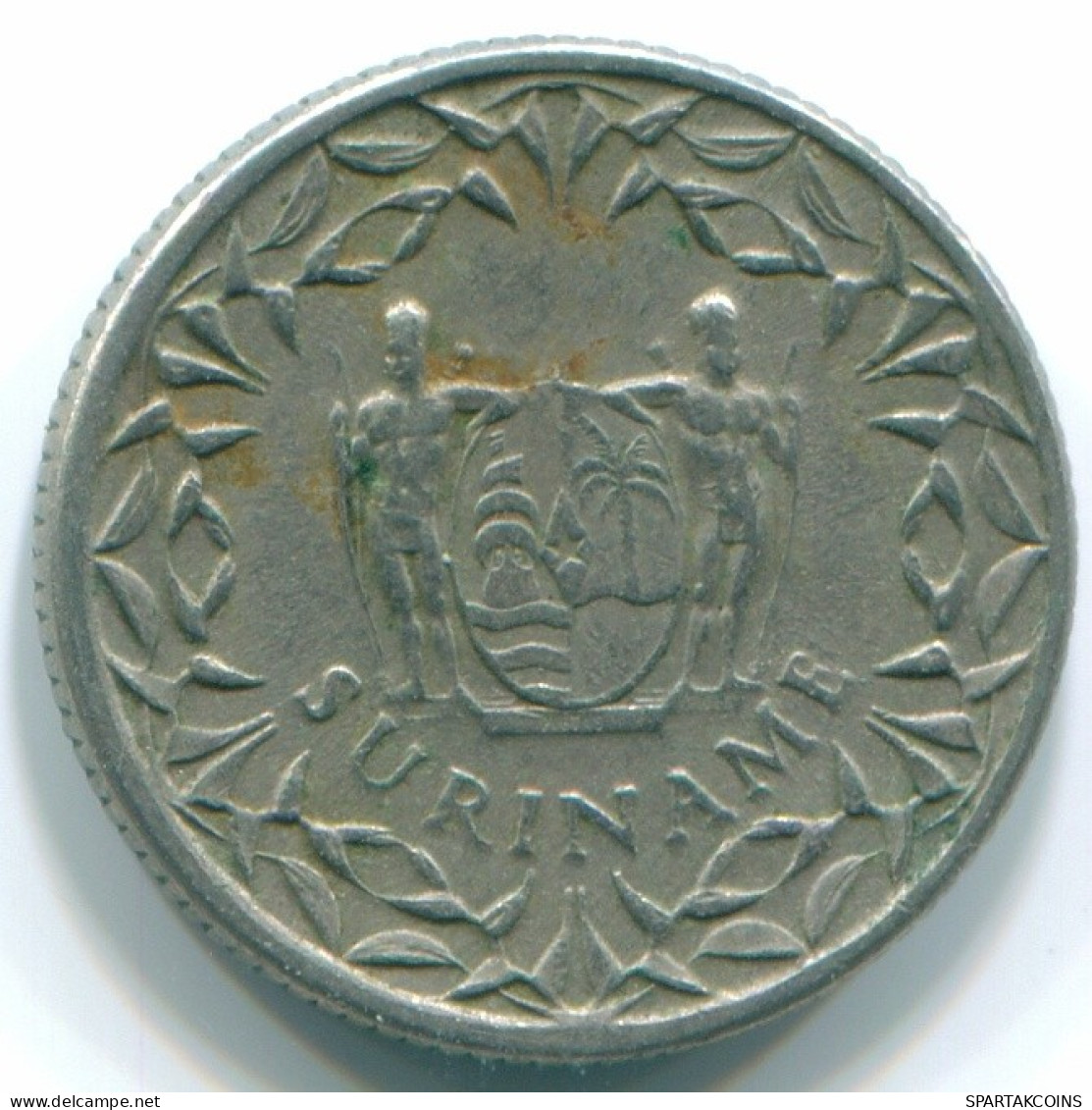 10 CENTS 1966 SURINAME NEERLANDÉS NETHERLANDS Nickel Colonial Moneda #S13231.E.A - Surinam 1975 - ...