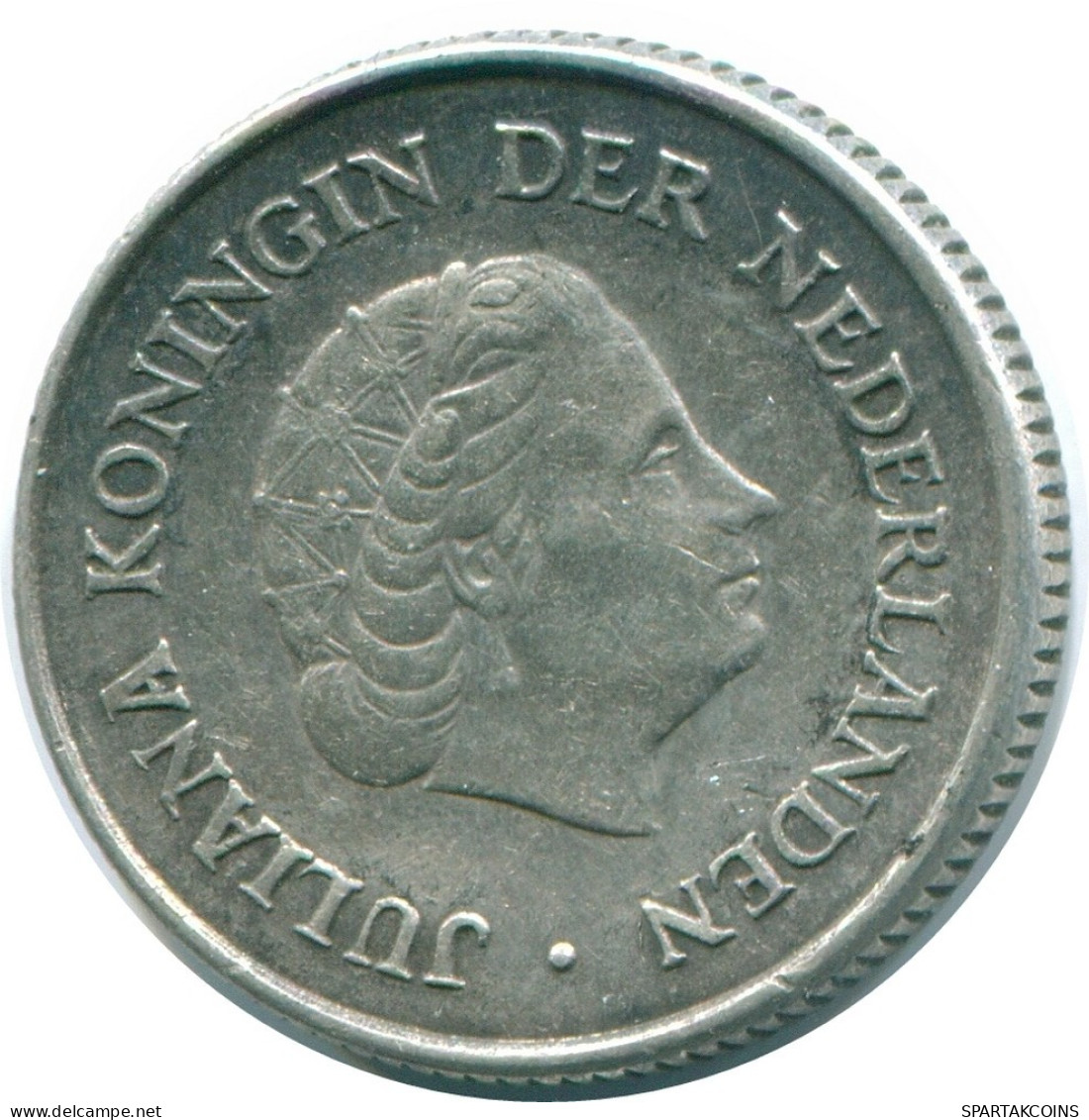 1/4 GULDEN 1963 ANTILLAS NEERLANDESAS PLATA Colonial Moneda #NL11227.4.E.A - Niederländische Antillen