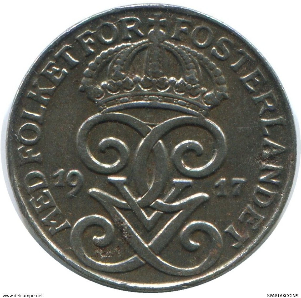 1 ORE 1917 SCHWEDEN SWEDEN Münze #AD159.2.D.A - Schweden