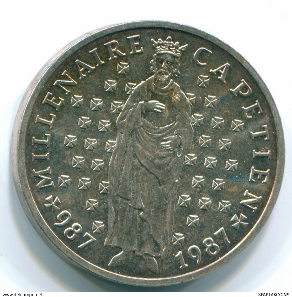 10 FRANCS 1987 FRANCE Coin MILLENAIRE CAPETIEN UNC #FR1103.9.U.A - 10 Francs