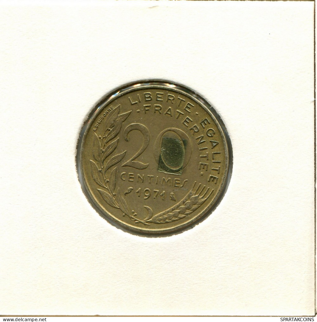 20 CENTIMES 1971 FRANCE Coin #BB487.U.A - 20 Centimes