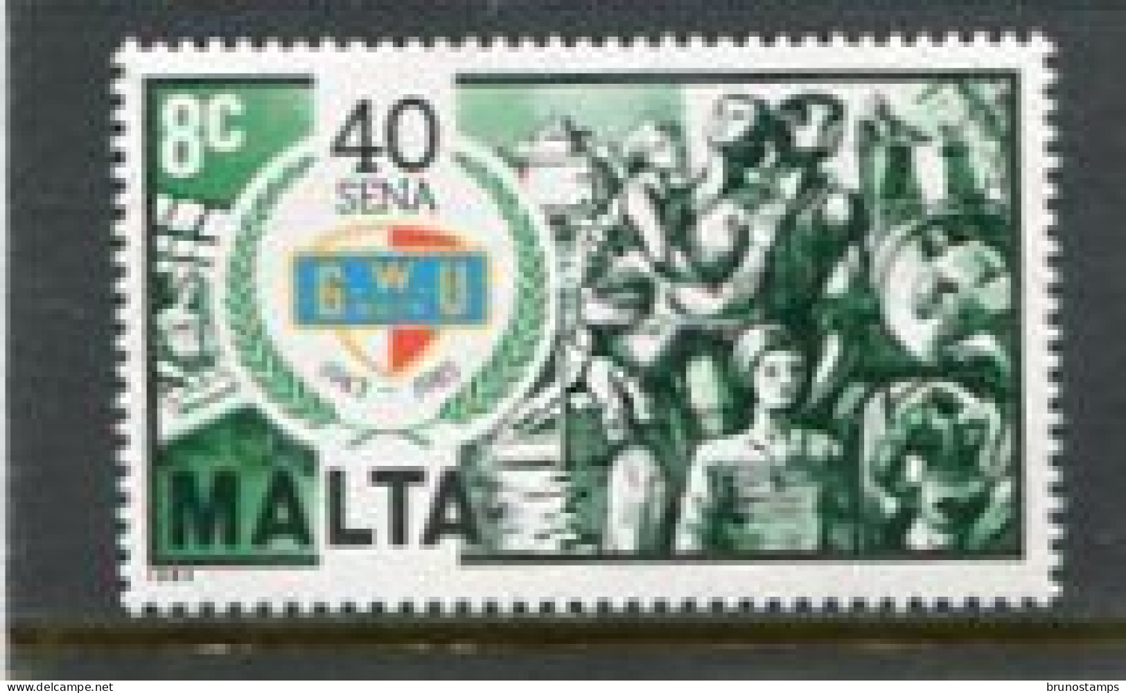 MALTA - 1983  8c  WORKERS' UNION  MINT NH - Malta