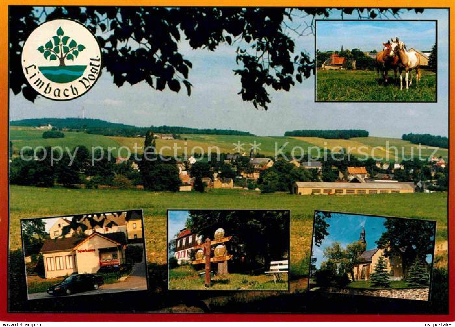 72724274 Limbach Reichenbach Landschaftspanorama Teilansichten Kirche Limbach Re - Other & Unclassified