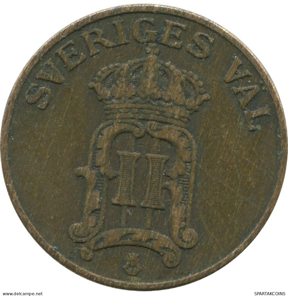 2 ORE 1906 SCHWEDEN SWEDEN Münze #AD017.2.D.A - Suède