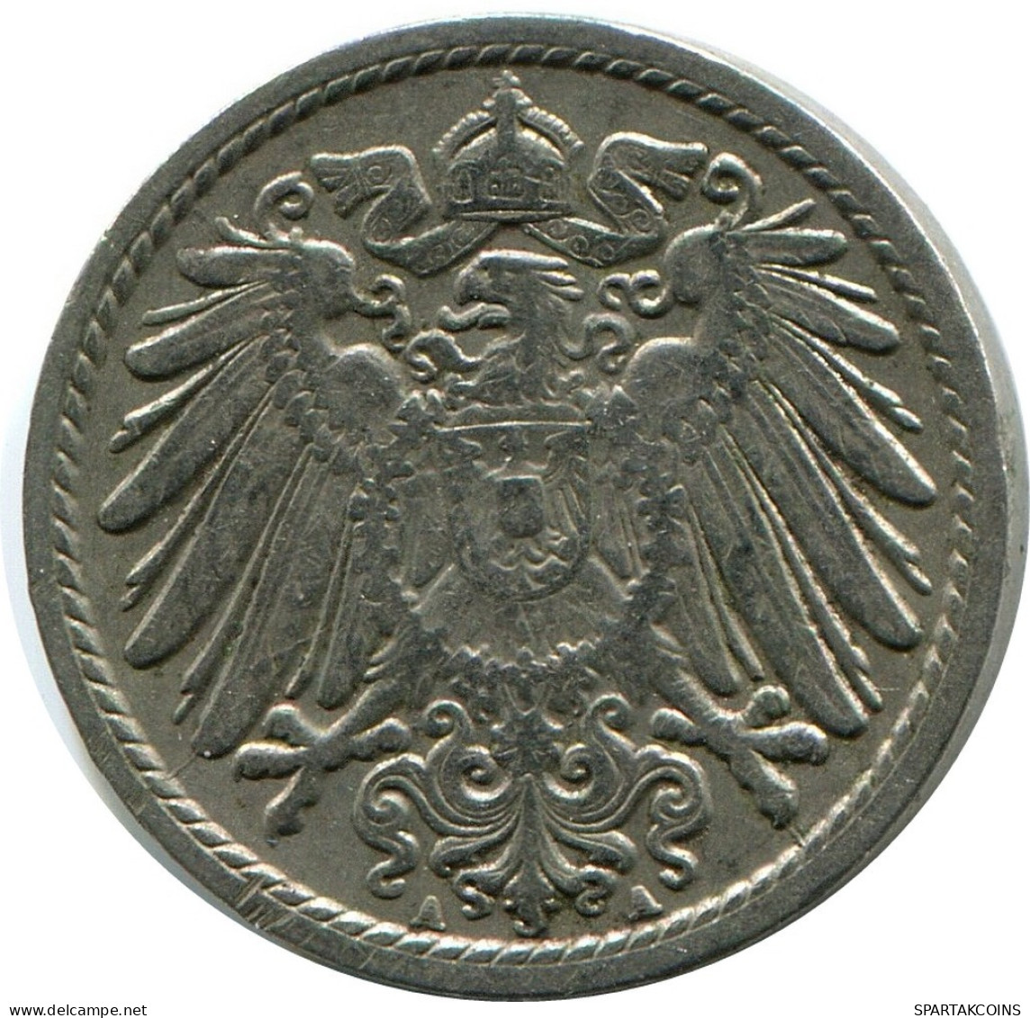 5 PFENNIG 1911 A ALEMANIA Moneda GERMANY #DB205.E.A - 5 Pfennig