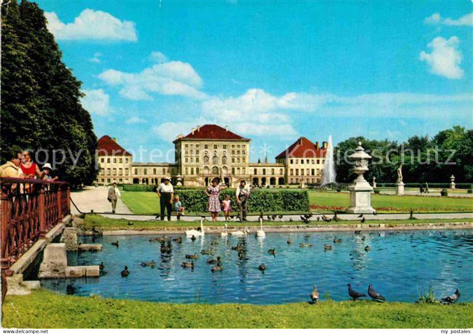 72724252 Muenchen Schloss Nymphenburg Park Schwanenteich Muenchen - Muenchen