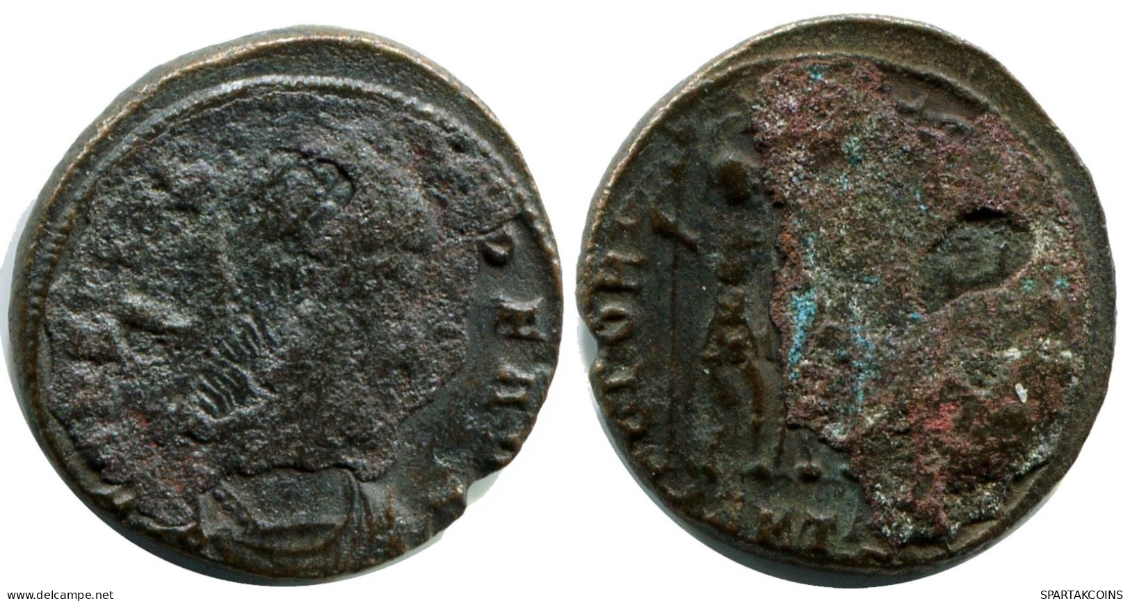 CONSTANS MINTED IN THESSALONICA FROM THE ROYAL ONTARIO MUSEUM #ANC11917.14.U.A - L'Empire Chrétien (307 à 363)