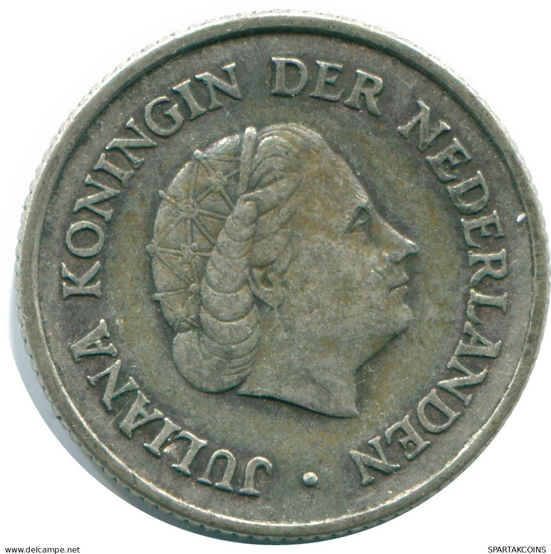 1/4 GULDEN 1965 ANTILLAS NEERLANDESAS PLATA Colonial Moneda #NL11358.4.E.A - Niederländische Antillen