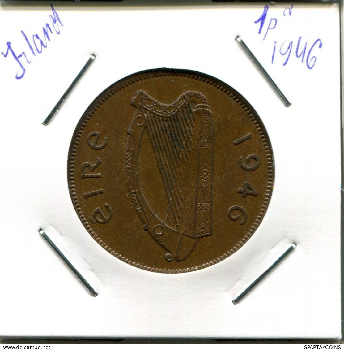 1 PENNY 1946 IRLANDE IRELAND Pièce #AN668.F.A - Irland