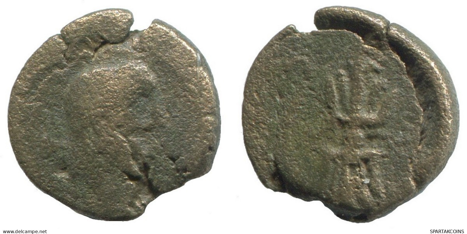 LIGHT BULB Antike Authentische Original GRIECHISCHE Münze 1.4g/13mm GRIECHISCHE Münze #NNN1174.9.D.A - Griegas