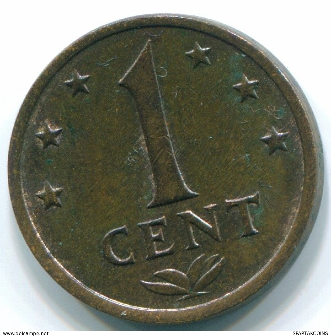 1 CENT 1971 NIEDERLÄNDISCHE ANTILLEN Bronze Koloniale Münze #S10615.D.A - Nederlandse Antillen