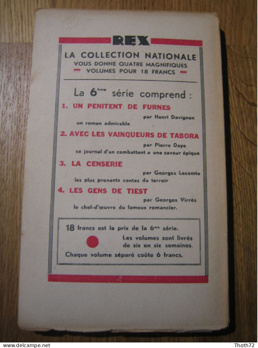 AVEC LES VAINQUEURS DE TABORA. Pierre DAYE. 1935. Les Editions REX. Léon DEGRELLE. - Französisch