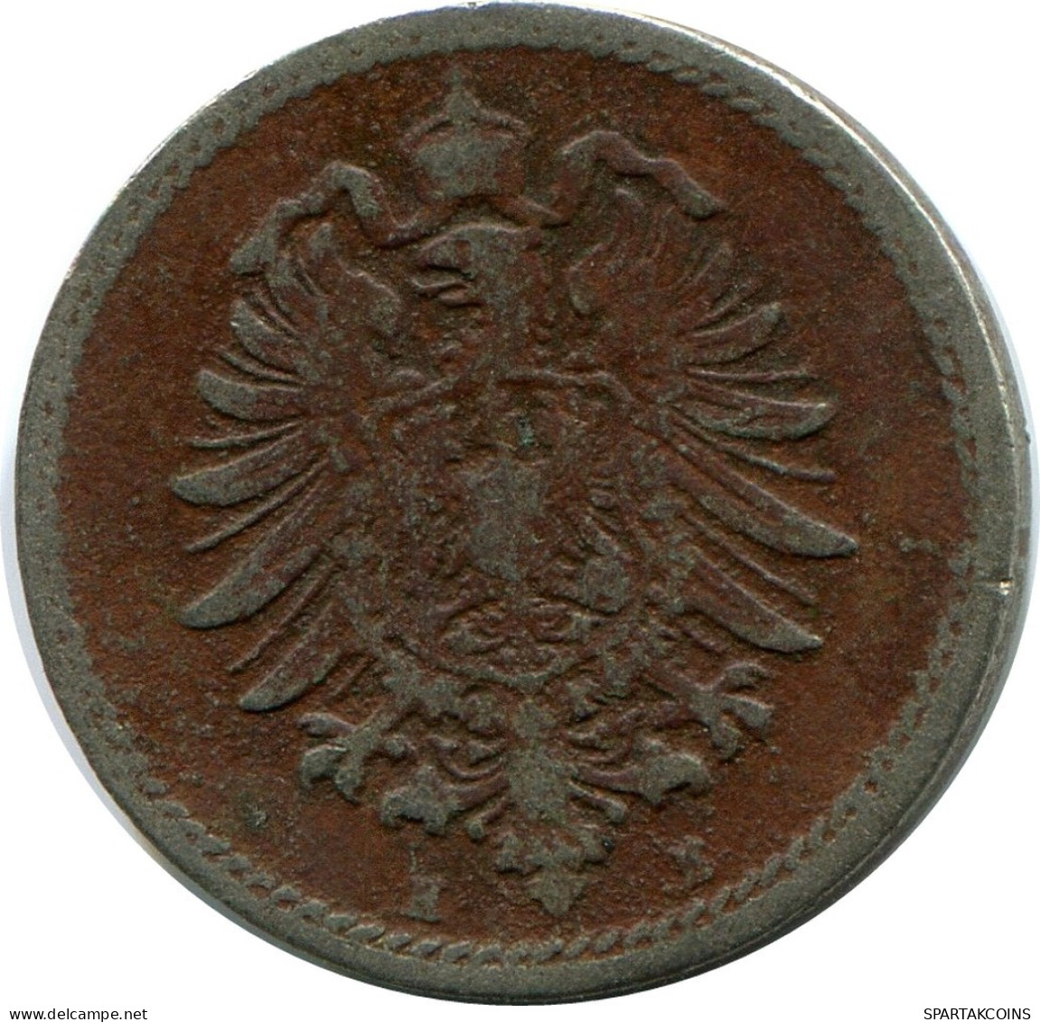 5 PFENNIG 1876 A GERMANY Coin #DB141.U.A - 5 Pfennig