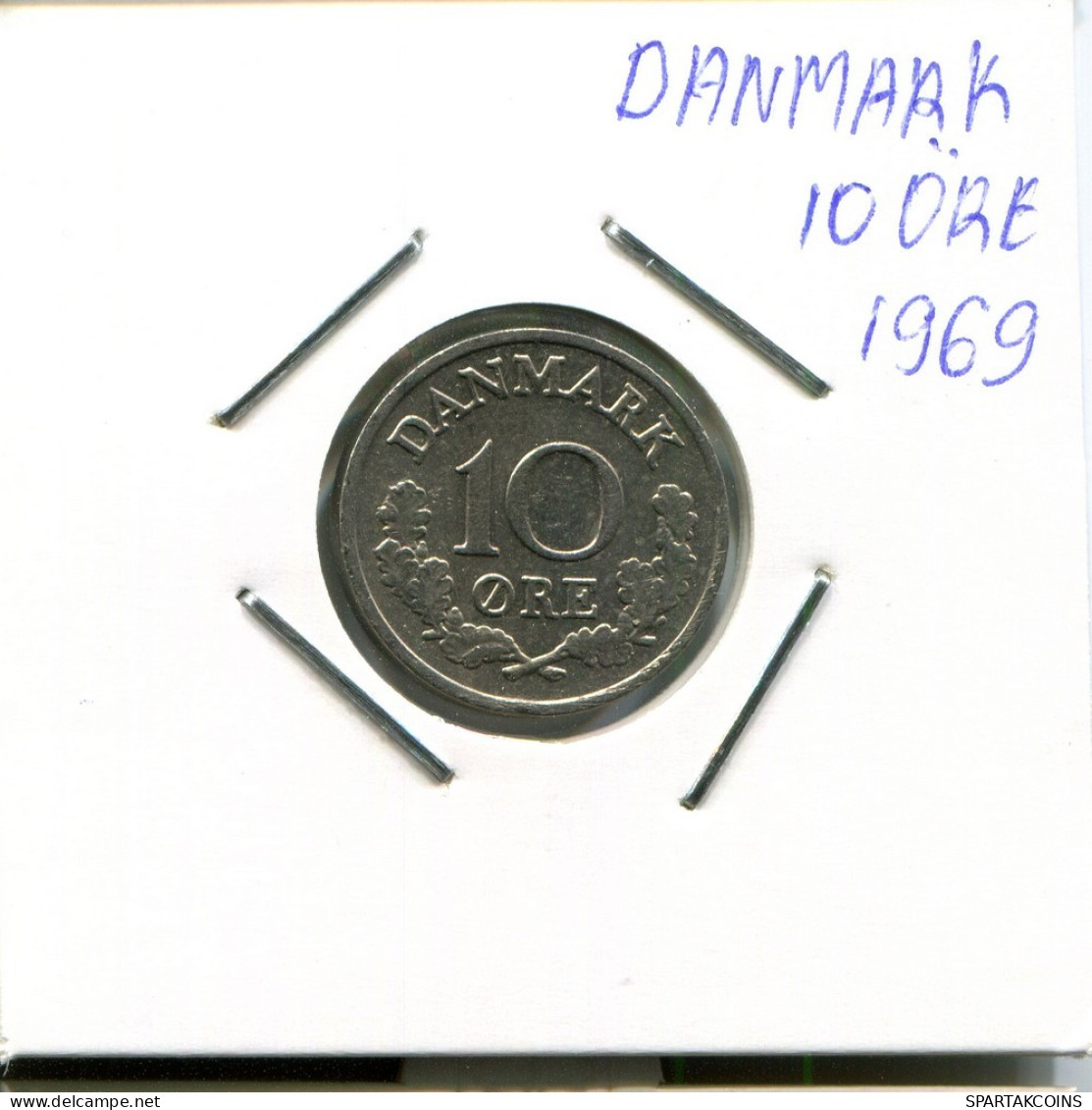 10 ORE 1969 DANEMARK DENMARK Pièce #AR319.F.A - Danemark