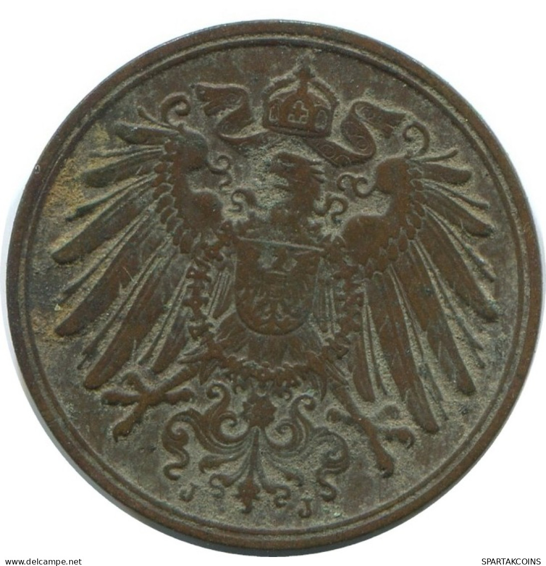 1 PFENNIG 1914 J GERMANY Coin #AE596.U.A - 1 Pfennig