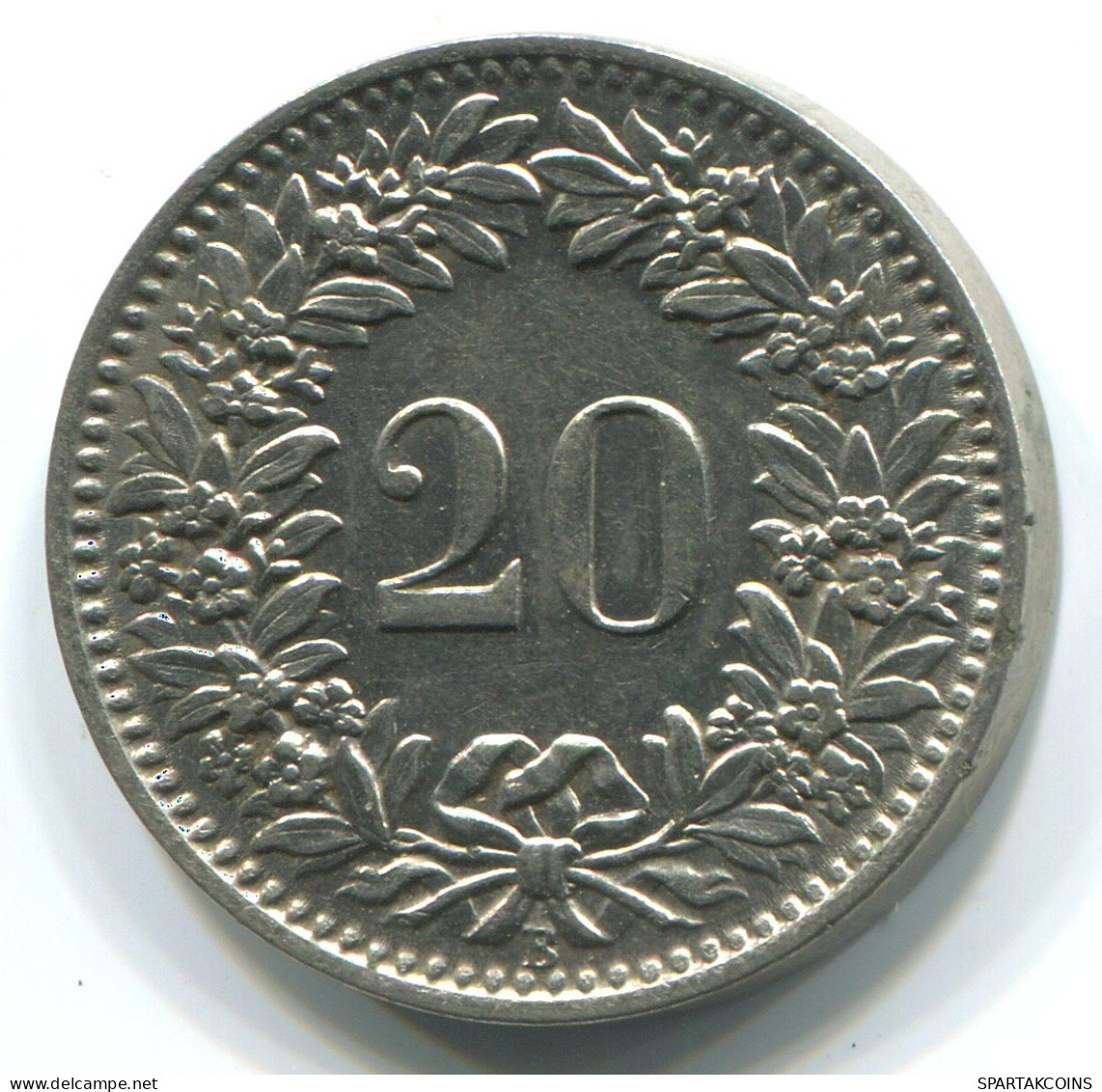 20 RAPPEN 1924 SCHWEIZ SWITZERLAND Münze #WW1125.D.A - Sonstige & Ohne Zuordnung