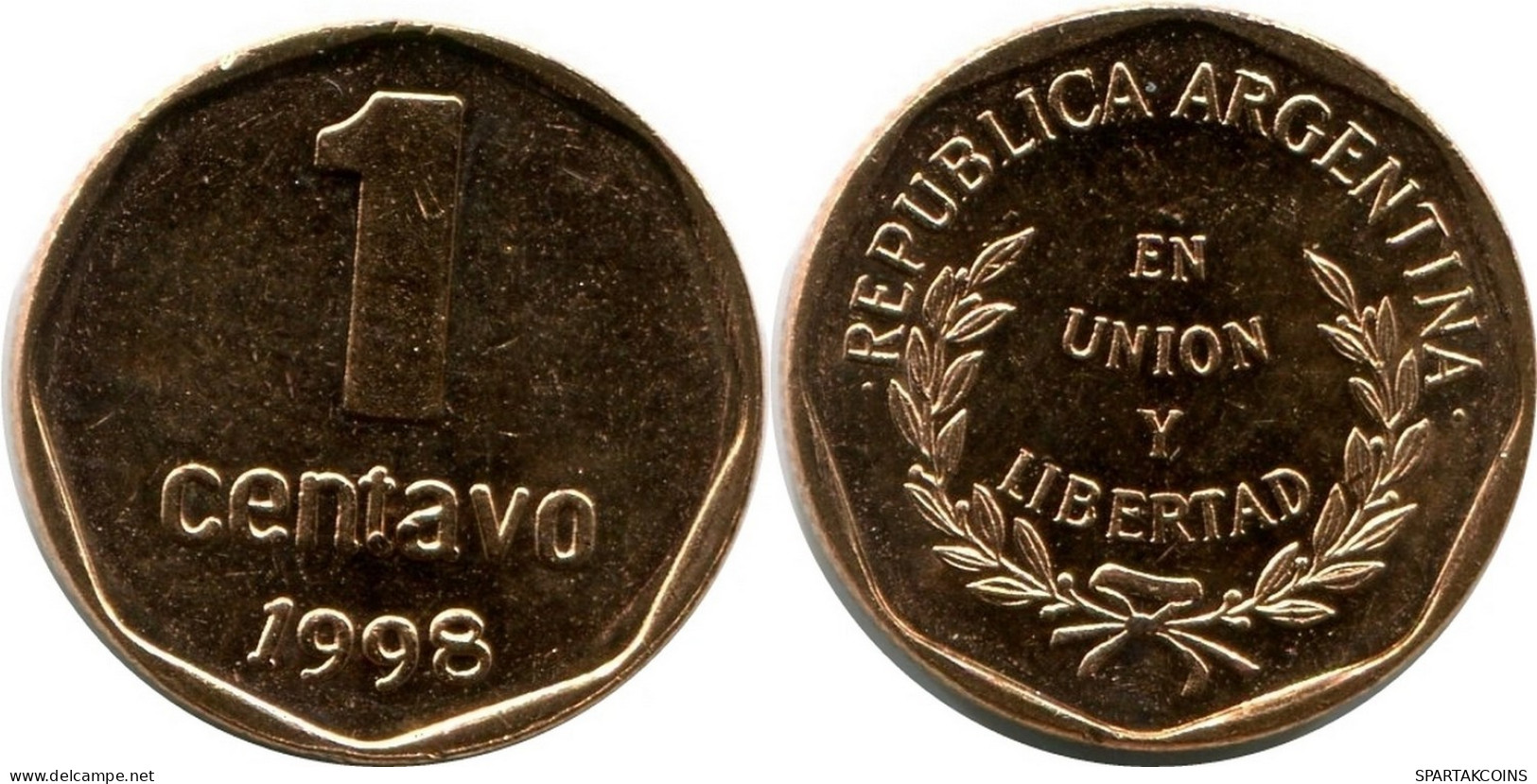 1 CENTAVO 1998 ARGENTINA Moneda UNC #M10125.E.A - Argentinië