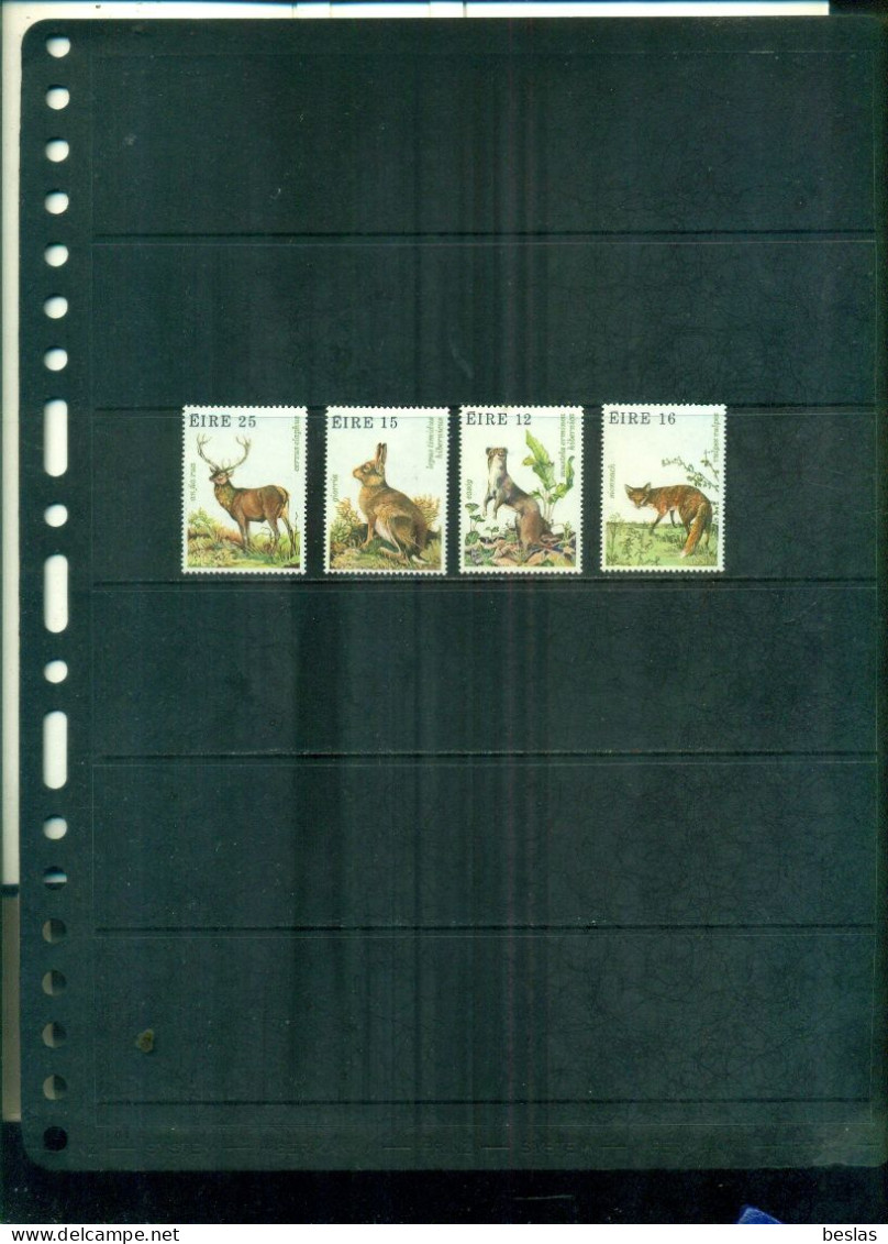 IRLANDE ANIMAUX SAUVAGES 4 VAL NEUFS A PARTIR DE 0.60 EUROS - Unused Stamps