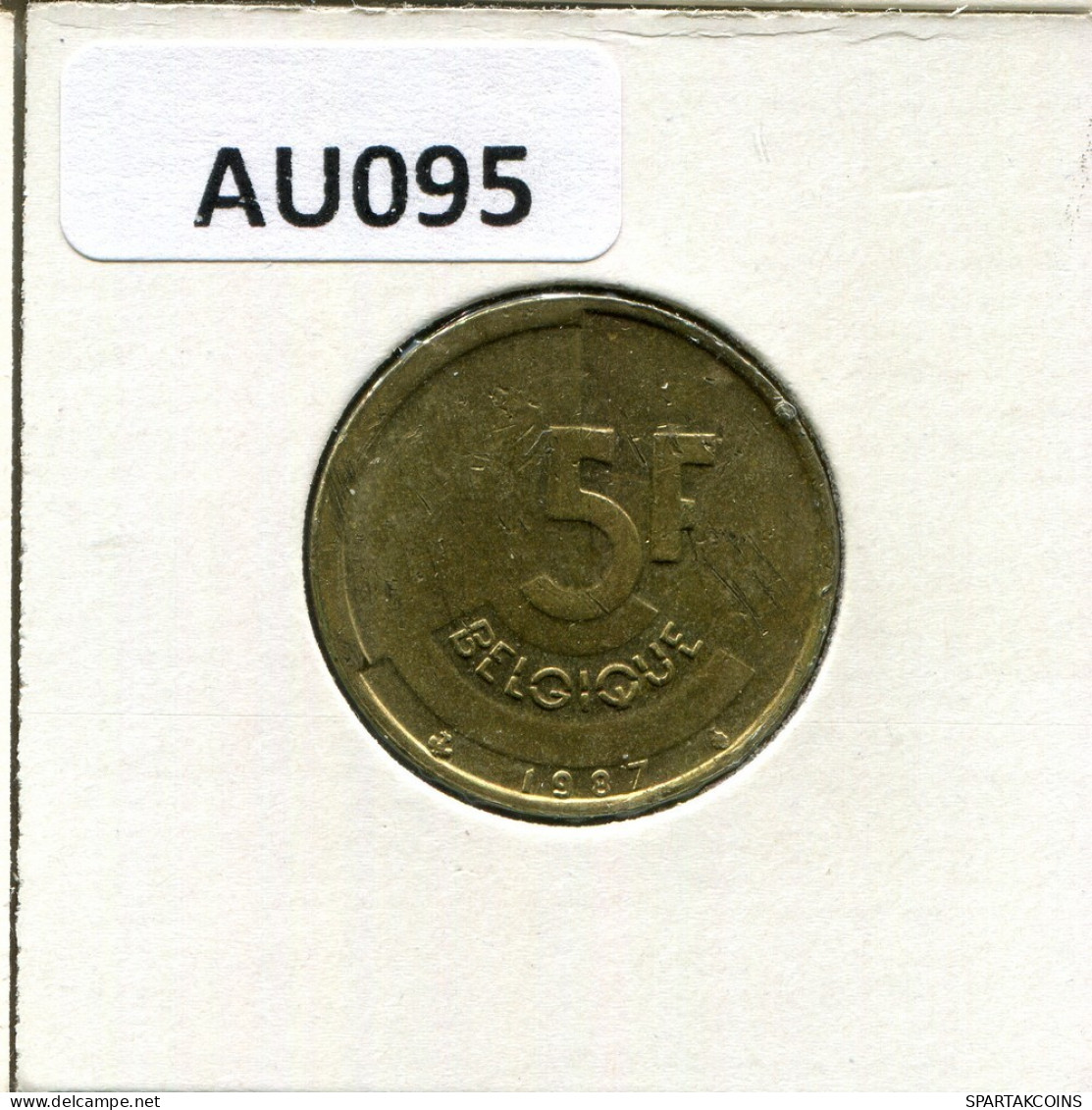 5 FRANCS 1997 FRENCH Text BÉLGICA BELGIUM Moneda #AU095.E.A - 5 Francs