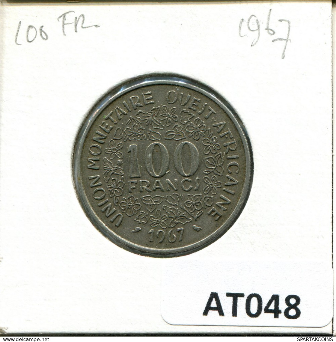 100 FRANCS CFA 1967 Western African States (BCEAO) Pièce #AT048.F.A - Sonstige – Afrika
