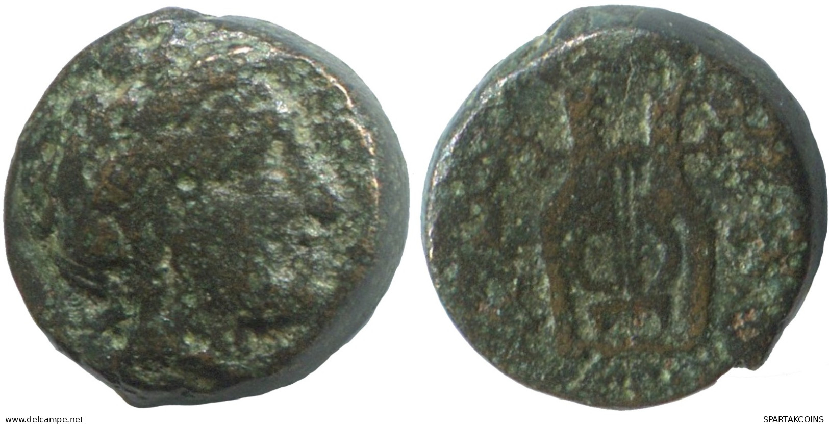 SELEUKID EMPIRE ANTIOCHOS APOLLO KITHARA GRIECHISCHE Münze 1.5g/10mm #SAV1359.11.D.A - Griechische Münzen