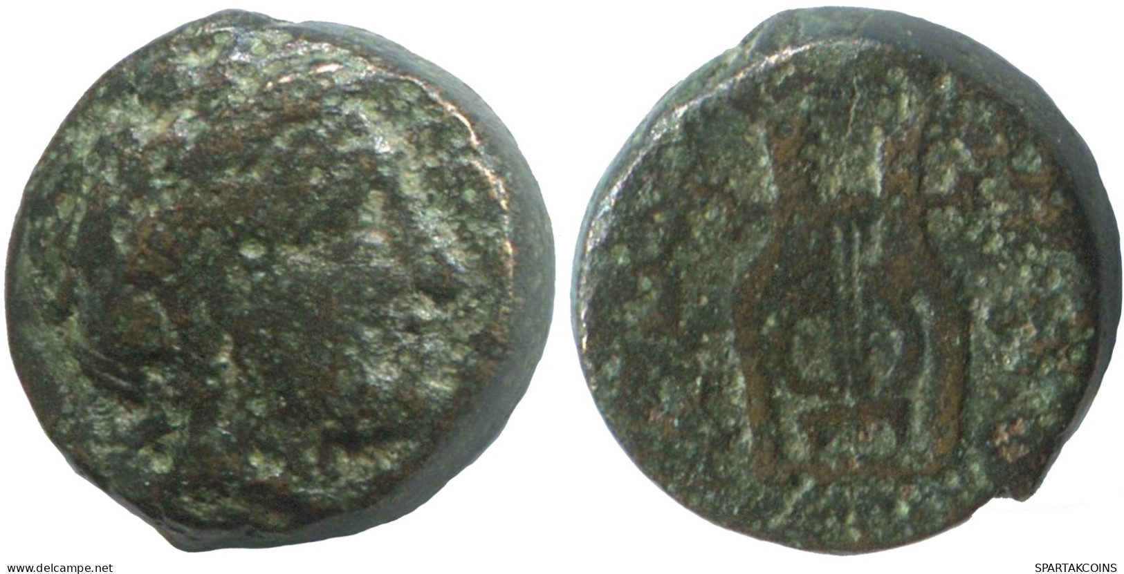 SELEUKID EMPIRE ANTIOCHOS APOLLO KITHARA GRIECHISCHE Münze 1.5g/10mm #SAV1359.11.D.A - Grecques