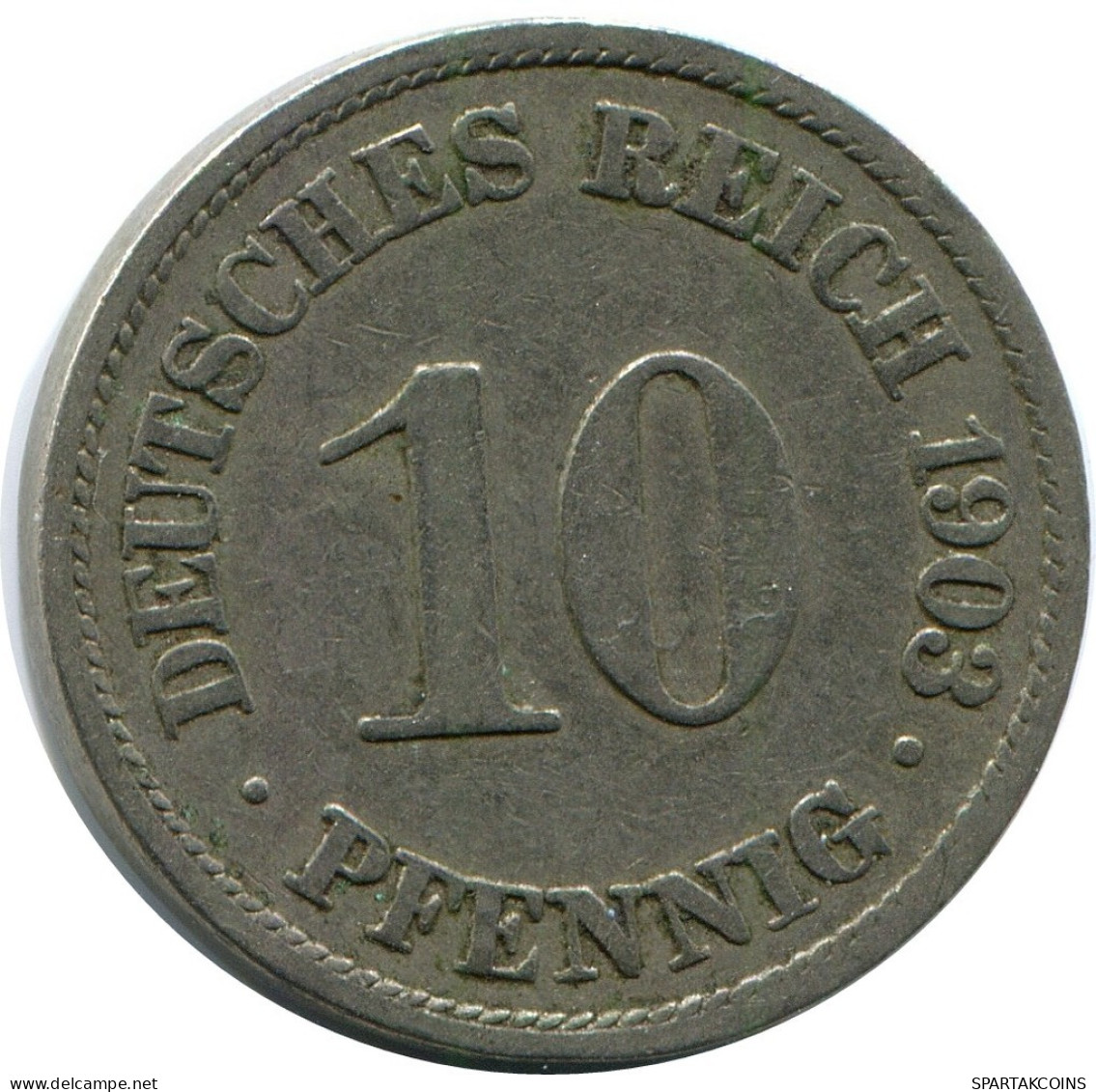 10 PFENNIG 1903 A ALLEMAGNE Pièce GERMANY #DB307.F.A - 10 Pfennig
