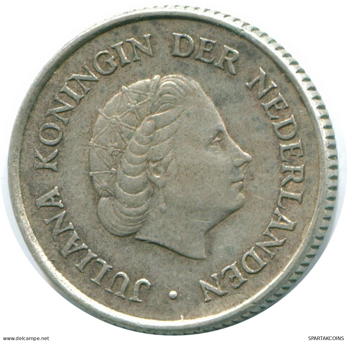 1/4 GULDEN 1967 NETHERLANDS ANTILLES SILVER Colonial Coin #NL11561.4.U.A - Nederlandse Antillen