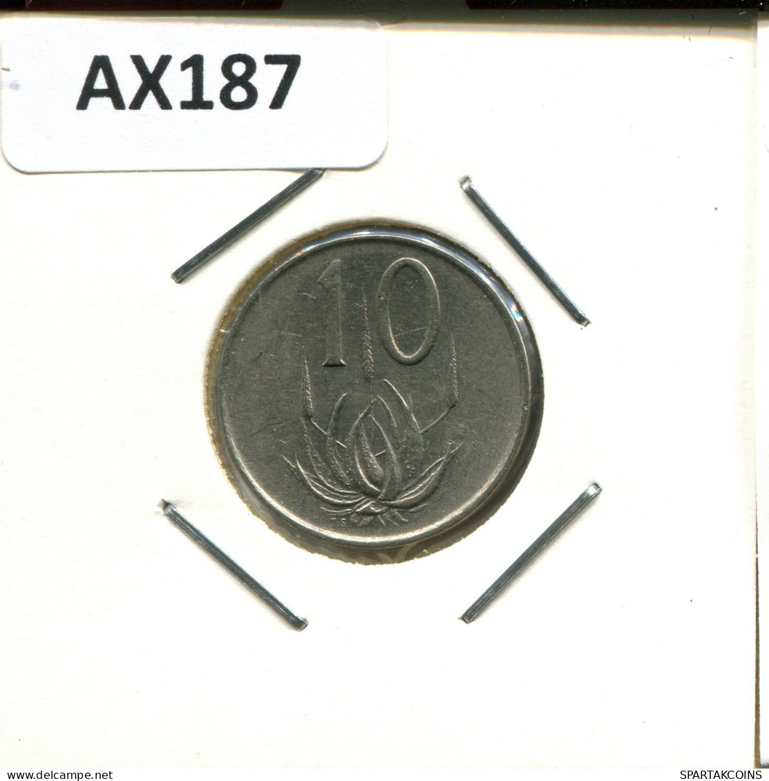 10 CENTS 1965 SÜDAFRIKA SOUTH AFRICA Münze #AX187.D.A - Zuid-Afrika