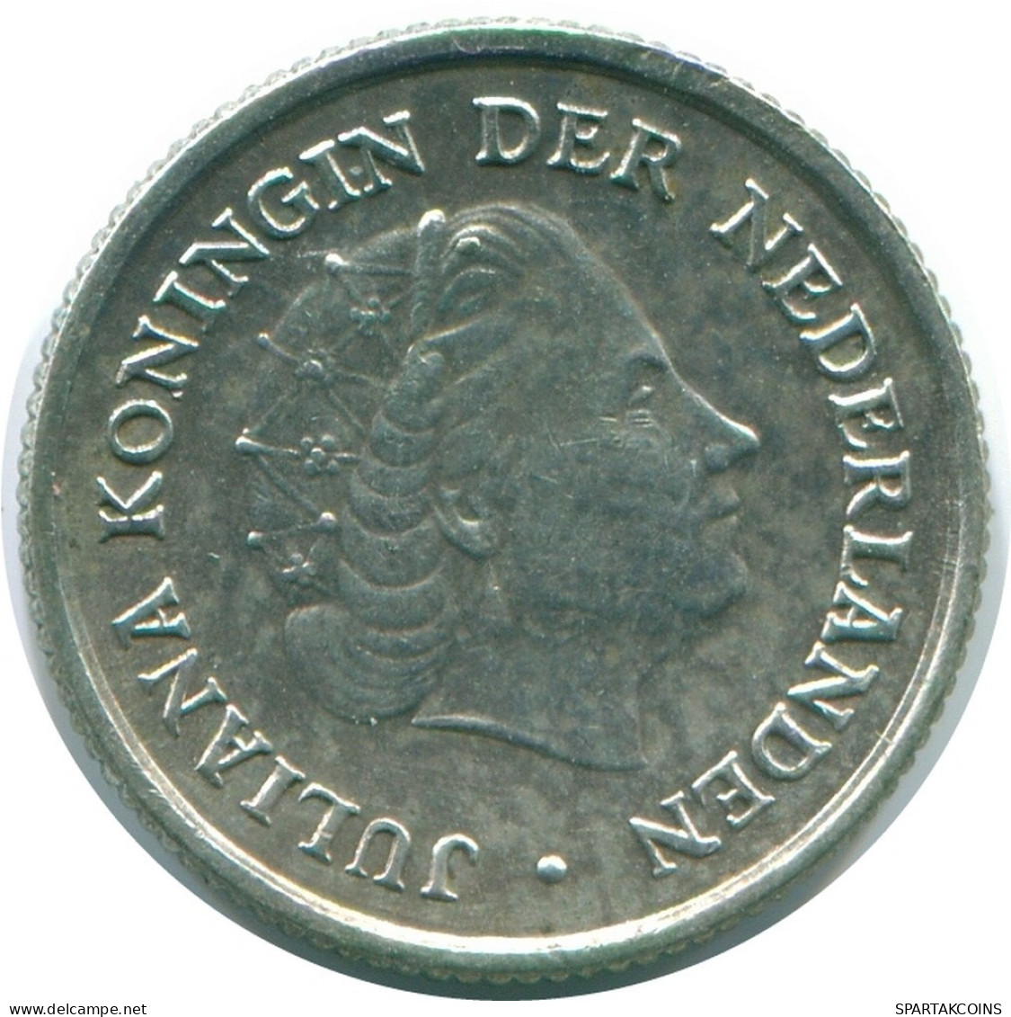 1/10 GULDEN 1966 ANTILLAS NEERLANDESAS PLATA Colonial Moneda #NL12824.3.E.A - Niederländische Antillen