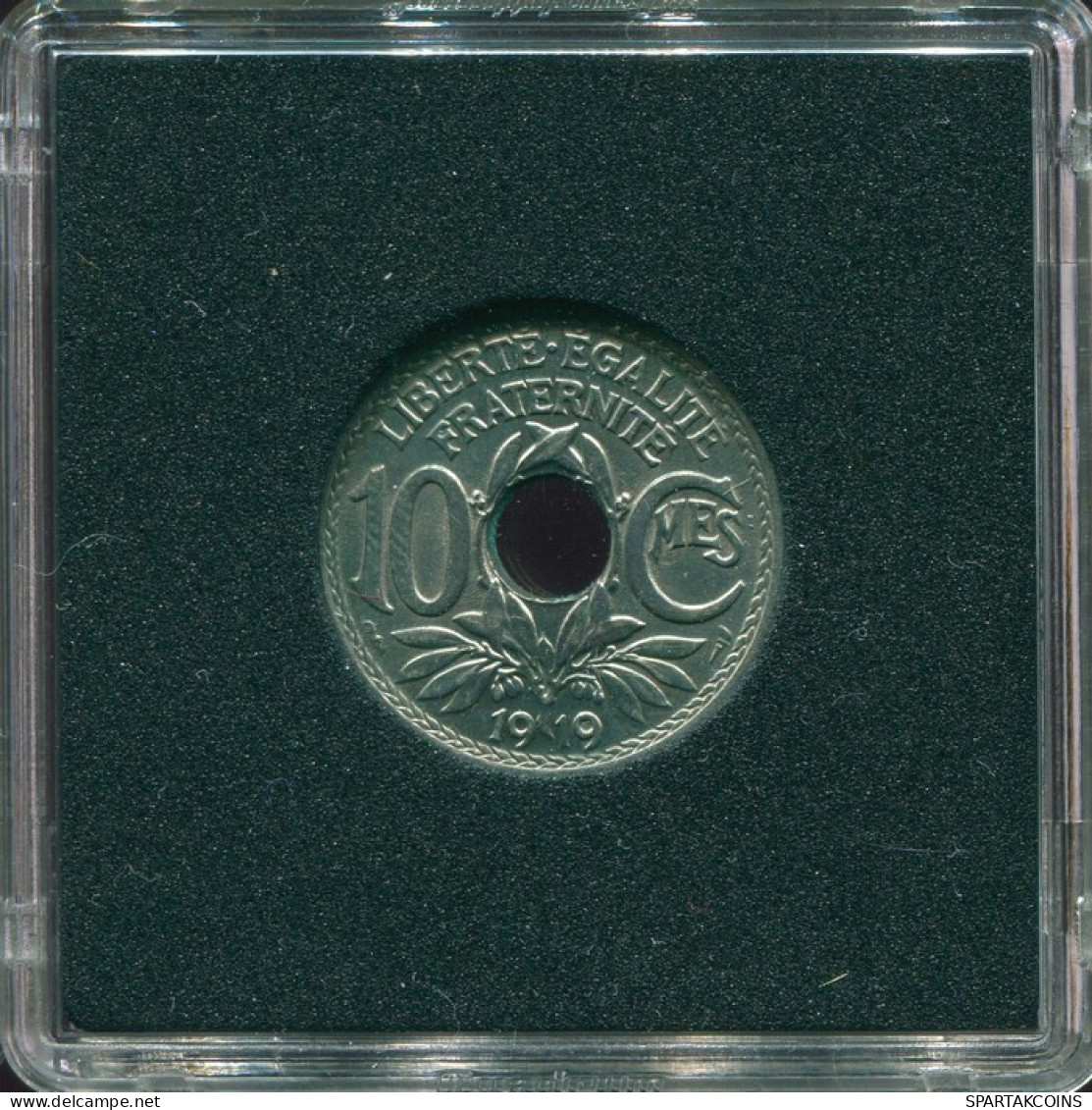 10 CENTIMES 1919 FRANKREICH FRANCE Französisch Münze UNC #FR1177.30.D.A - 10 Centimes