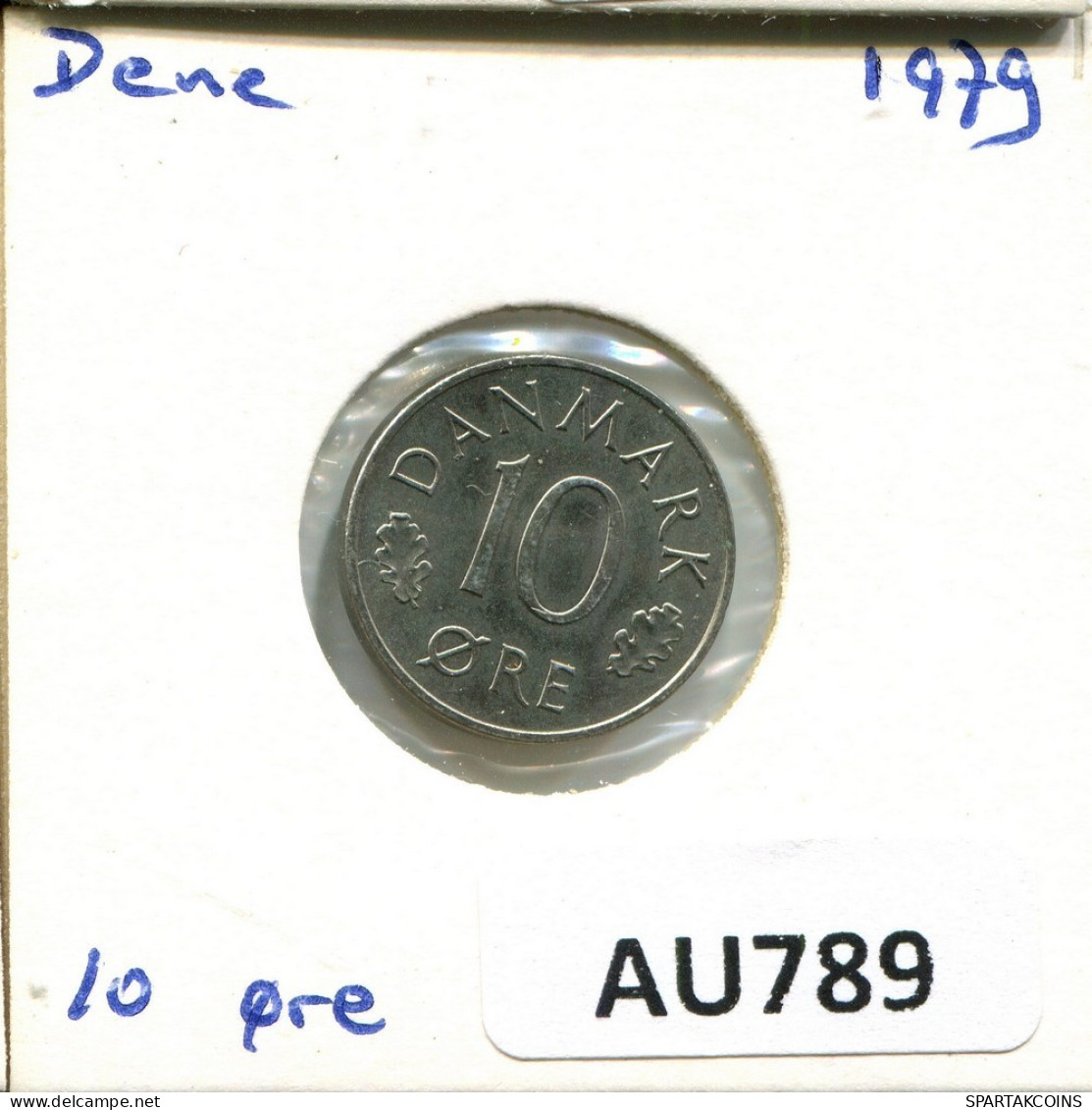 10 ORE 1979 DENMARK Coin Margrete II #AU789.U.A - Danimarca