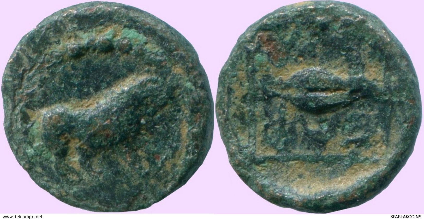 Auténtico Original GRIEGO ANTIGUO Moneda BULL 1.72g/13.04mm #ANC13324.8.E.A - Griechische Münzen