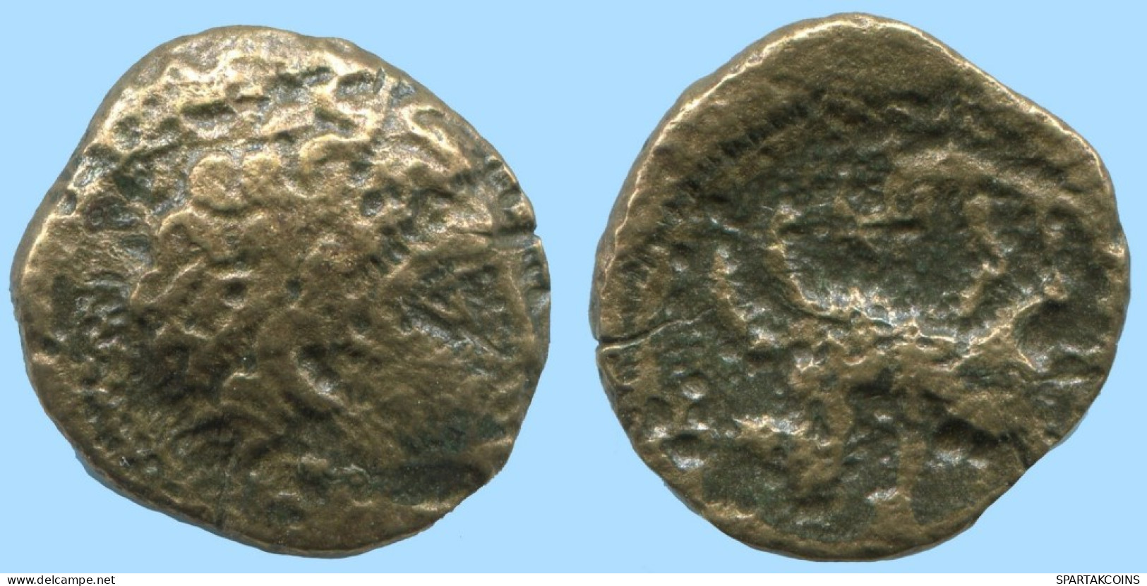 HORSEMAN GENUINE ANTIKE GRIECHISCHE Münze 3.8g/17mm #AF966.12.D.A - Griechische Münzen