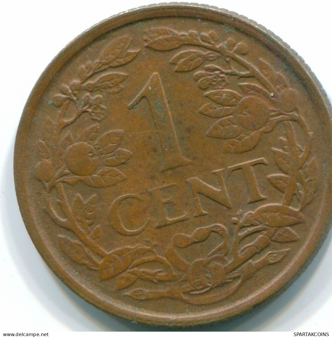 1 CENT 1968 ANTILLAS NEERLANDESAS Bronze Fish Colonial Moneda #S10767.E.A - Antillas Neerlandesas