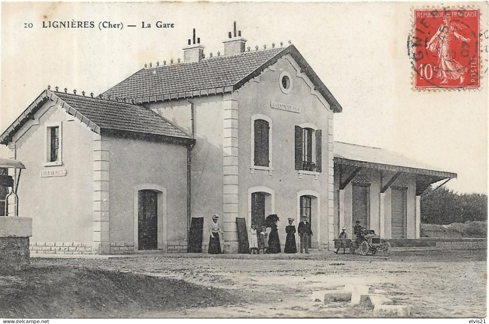 LIGNIERES La Gare - Autres & Non Classés