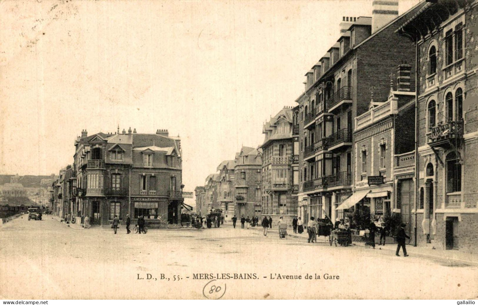 MERS LES BAINS L'AVENUE DE LA GARE - Mers Les Bains