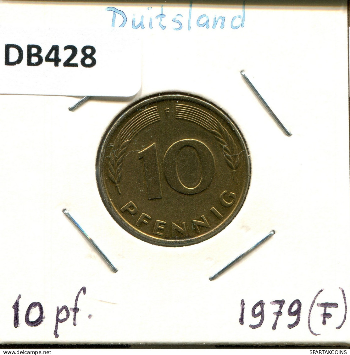 10 PFENNIG 1979 F BRD ALLEMAGNE Pièce GERMANY #DB428.F.A - 10 Pfennig