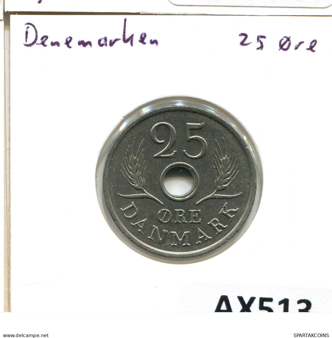 25 ORE 1972 DENMARK Coin Frederik IX #AX513.U.A - Denemarken
