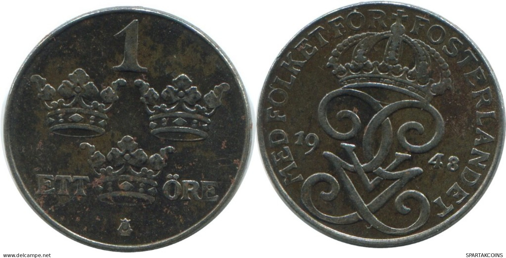 1 ORE 1948 SWEDEN Coin #AD352.2.U.A - Schweden