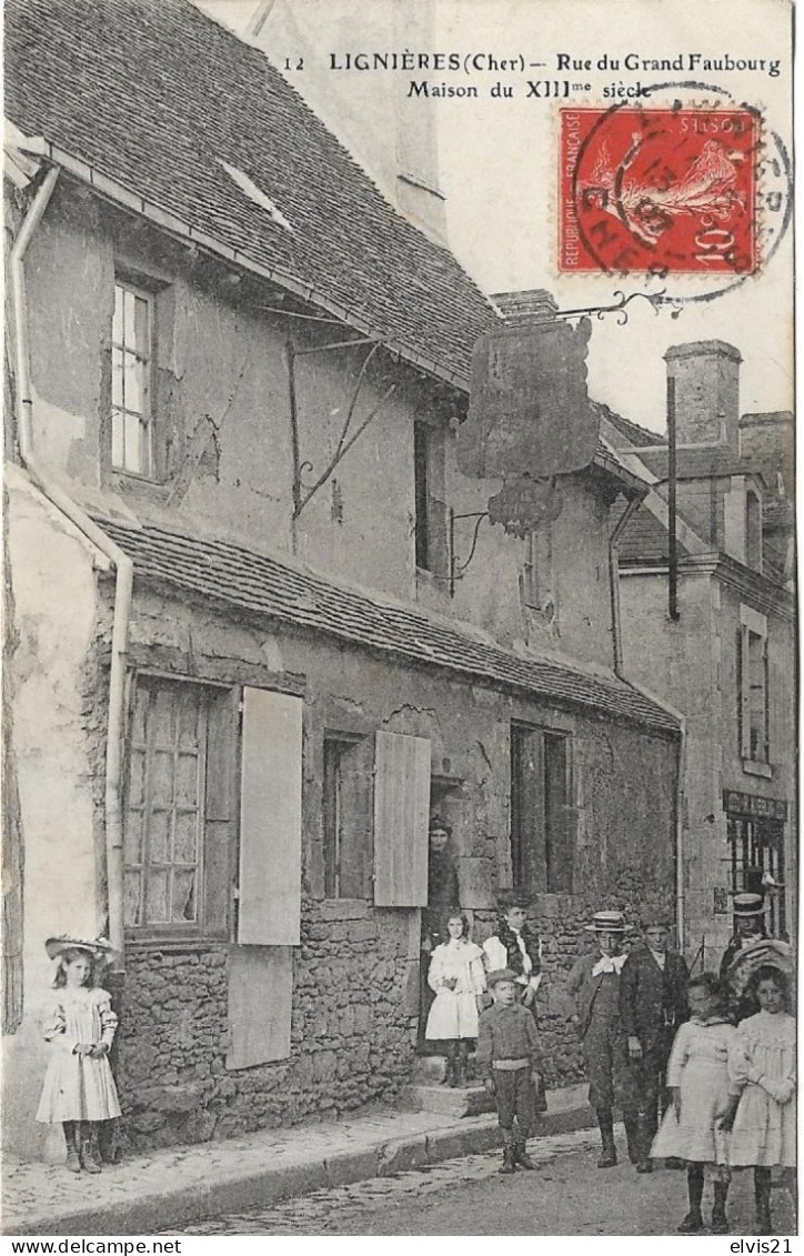 LIGNIERES Rue Du Grand Faubourg - Sonstige & Ohne Zuordnung