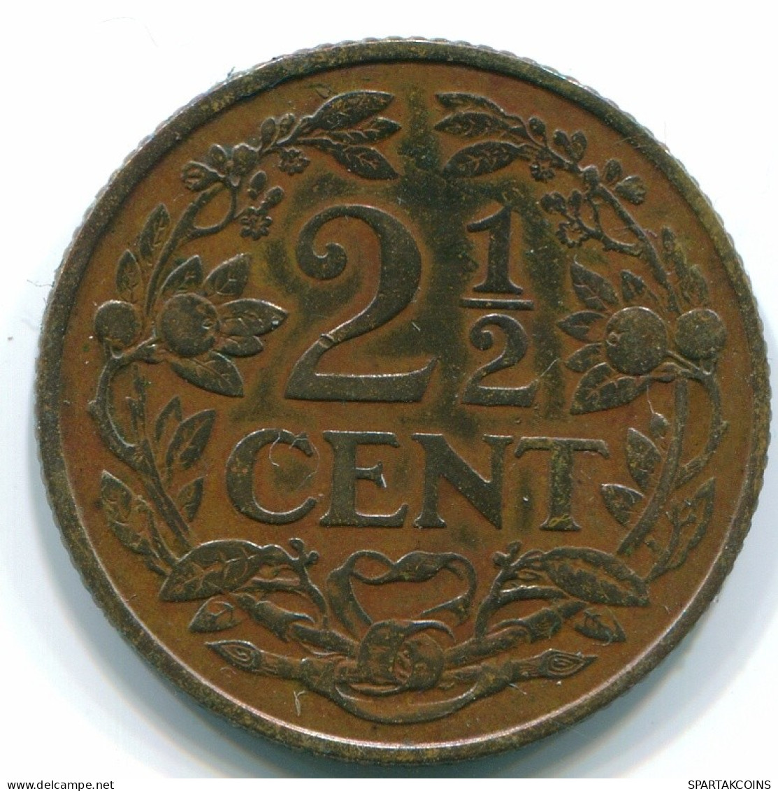 2 1/2 CENT 1956 CURACAO NÉERLANDAIS NETHERLANDS Bronze Colonial Pièce #S10173.F.A - Curaçao