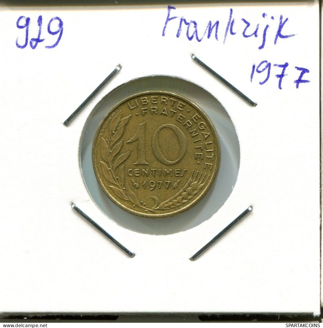 10 CENTIMES 1977 FRANCE Pièce Française #AN135.F.A - 10 Centimes