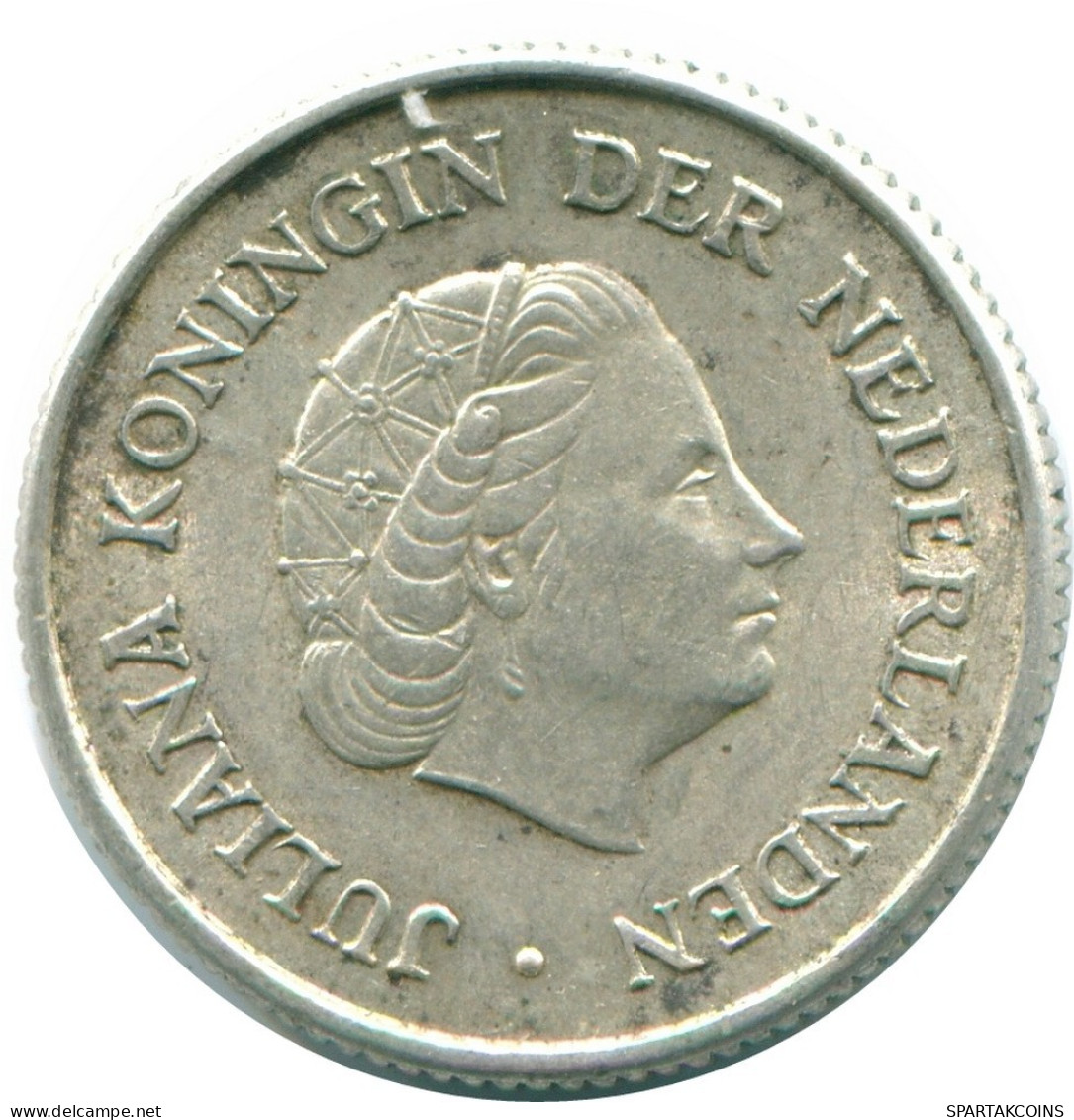 1/4 GULDEN 1962 ANTILLAS NEERLANDESAS PLATA Colonial Moneda #NL11186.4.E.A - Niederländische Antillen